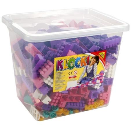 KLOCKI DUŻE POJEMNIK DLA DZIEWCZYNEK 500 EL.  G3