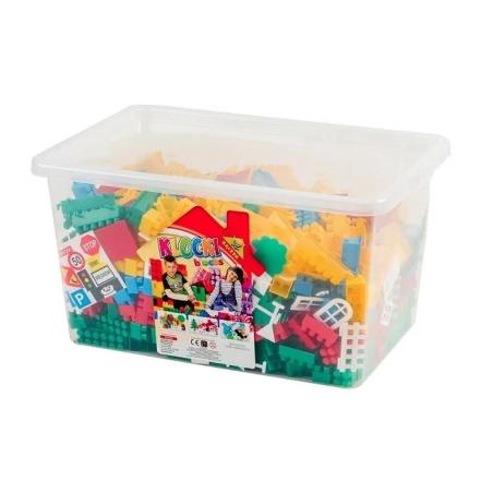 DUŻE PLASTIKOWE KLOCKI W MEGA POJEMNIKU 700 EL  G3