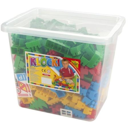 DUŻE PLASTIKOWE KLOCKI W GIGA POJEMNIKU 1000 EL  G3
