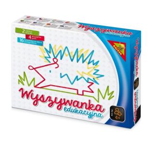  WYSZYWANKA EDUKACYJNA KOLOROWE SZNURKI  G3
