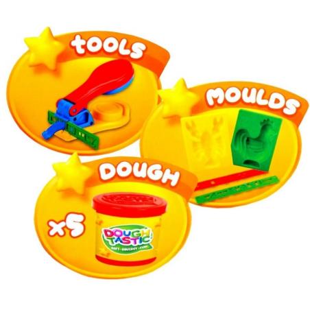 Zwierzaki masa plastyczna zestaw ciastolina DOUGH TASTIC