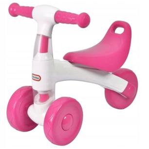 Biegowy trójkołowy rowerek Little Tikes róż