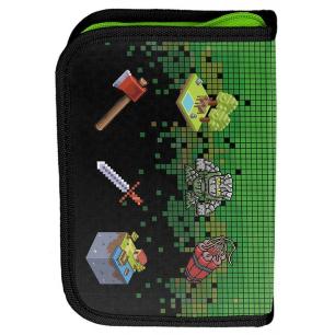 Piórnik dwuklapkowy Gaming klasy 1-6 PASO