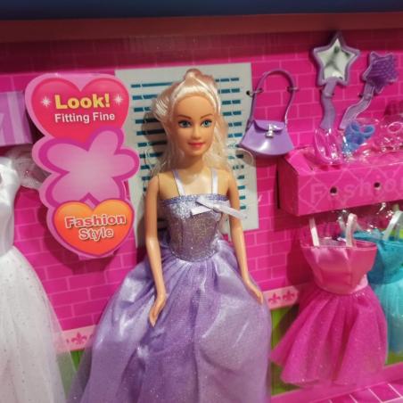 Lalka LUCY Ubranka Dla Lalek Sukienki Zestaw Ubranek XXL  A1