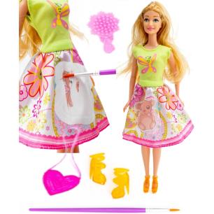 Lalka Kaibibi Magiczna Sukienka spódniczka blondy 30cm  A1