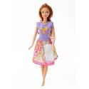 Lalka Kaibibi Magiczna Sukienka spódniczka brunetka 30cm  A1