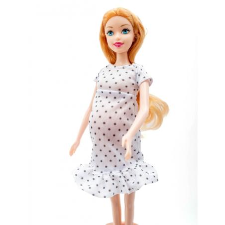 LALKA W CIĄŻY ciężarna Mama Dziecko niemowlak Kaibibi  A1