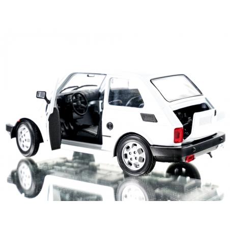 WELLY MALUCH FIAT 126P 1:21 SAMOCHÓD KOLEKCJONERSKI biały