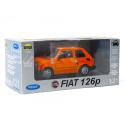 WELLY MALUCH FIAT 126P 1:21 SAMOCHÓD KOLEKCJONERSKI pomarańc