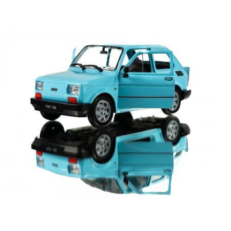 WELLY MALUCH FIAT 126P 1:21 SAMOCHÓD KOLEKCJONERSKI błękitny