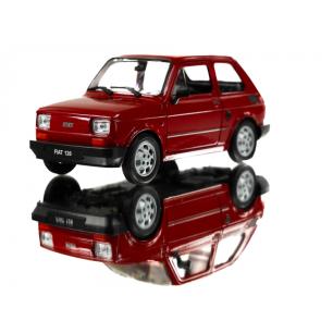 WELLY MALUCH FIAT 126P 1:21 SAMOCHÓD KOLEKCJONERSKI bordowy