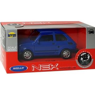 WELLY MALUCH FIAT 126P 1:34 SAMOCHÓD KOLEKCJONERSKI niebiesk