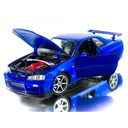 WELLY NISSAN SKYLINE GT R 1:24 SAMOCHÓD KOLEKCJONERSKI