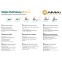 Stojak choinkowy KAMAI START 2 do drzewka 2,5m ANTRACYT