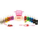 Klej żel kryształowy 3D crystal glue magiczna kuchnia szablony kreatywny zestaw 62 elementy morelowy