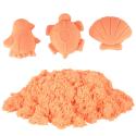 Piasek dla dzieci 1kg w woreczku pomarańczowy