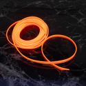 Oświetlenie ambientowe LED do samochodu auta USB 12V taśma 5m pomarańczowa