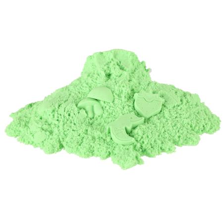 Piasek dla dzieci 1kg w woreczku zielony