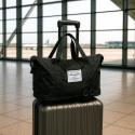 Torba podróżna na kółkach składana turystyczna pojemna 3 rozmiary czarna