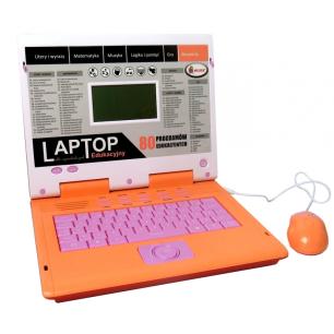 LAPTOP EDUKACYJNY 80 PROGRAMÓW LITERY MATEMATYKA GRY  G2