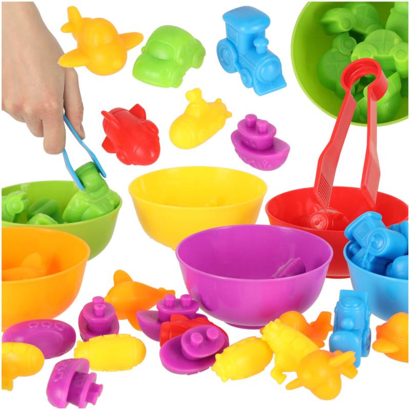 Pojazdy edukacyjne nauka liczenia montessori 36el. Pojazdy edukacyjne nauka liczenia montessori 36el.