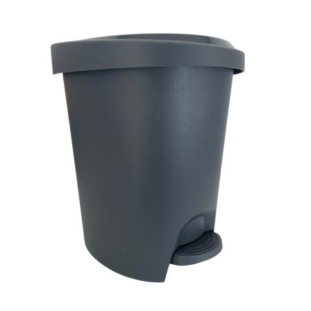 Kosz wewnętrzny, do łazienki, kuchni, z pedałem 6L, grafitowy