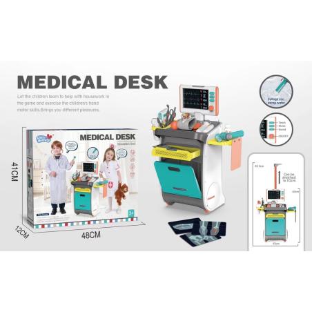 Zestaw lekarza stacja medyczna mały doktor 34 elementY