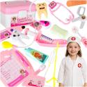 Zestaw lekarza w kuferku mały doktor dźwięk 35 elementów