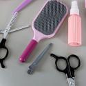 Zestaw fryzjerski dla dzieci suszarka prostownica 16 elementów