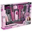 Zestaw fryzjerski dla dzieci suszarka prostownica 16 elementów