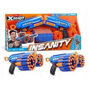 Zuru X-Shot PISTOLETY Insanity Double Manic AIR POCKET G2