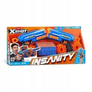 Zuru X-Shot PISTOLETY Insanity Double Manic AIR POCKET G2