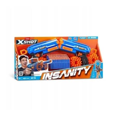 Zuru X-Shot PISTOLETY Insanity Double Manic AIR POCKET G2