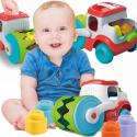 Autko Walec Sensoryczny z Klockami Clementoni G2
