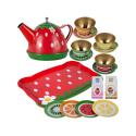Zestaw Kawowy, do Parzenia Herbaty Kawy Czajnik Filiżanki + Akcesoria 17 el.