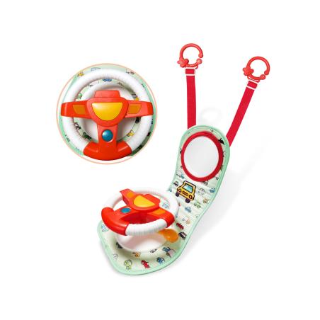 Zestaw Małego Kierowcy Edukacyjna KIEROWNICA DO SAMOCHODU Auta Interaktywna Mata