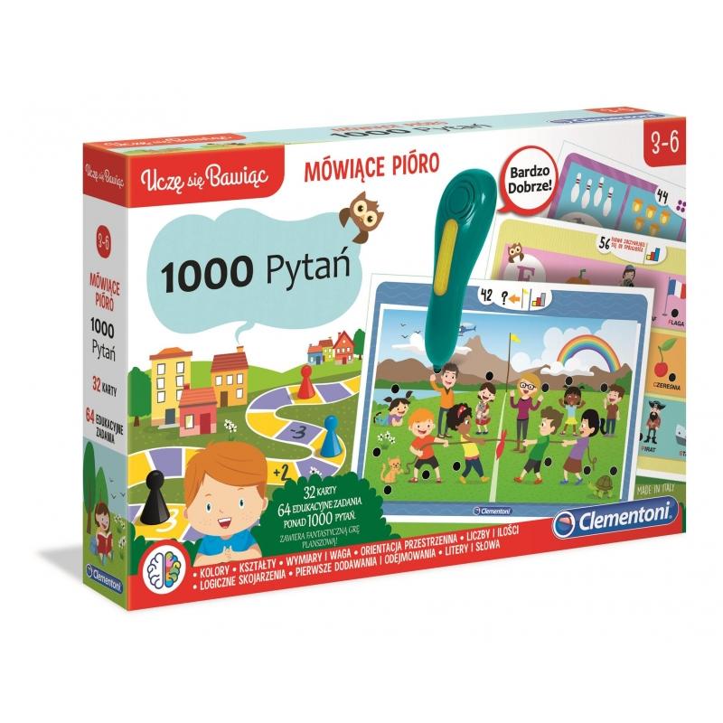 Mówiące pióro 1000 pytań gra edukacyjna Clementoni G2 Mówiące pióro 1000 pytań gra edukacyjna Clementoni G2