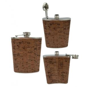 Piersiówka Metal Korek Ciemny 0.2 L Podróżna G2