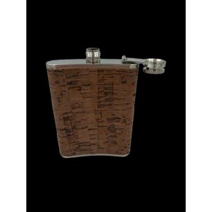 Piersiówka Metal Korek Ciemny 0.2 L Podróżna G2