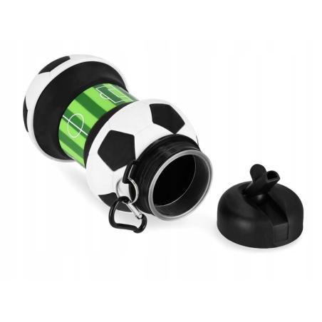 Silikonowy Składany Bidon dla dzieci Piłka Nożna 550 ml G2