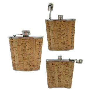 Piersiówka Metal Korek Jasny 0.2 L Podróżna G2