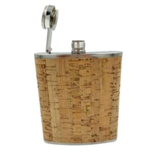 Piersiówka Metal Korek Jasny 0.2 L Podróżna G2