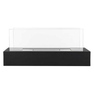 Biokominek wolnostojący stołowy bezdymny na biopaliwo prostokątny