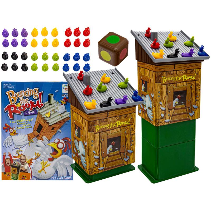 Gra Zręcznościowa Wybuchowy Kurnik, Szalone Kurczaki Gra Zręcznościowa Wybuchowy Kurnik, Szalone Kurczaki