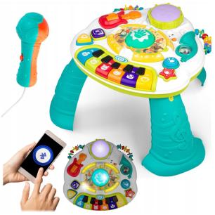 Multifunkcyjny Edukacyjny Muzyczny Stolik Dla Dzieci Pianinko Mikrofon