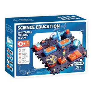 Zestaw Do Eksperymentów Naukowych Sygnalizacja Świetlna Wiatrak Zabawka Naukowa Eksperyment Obwód Elektroniczny