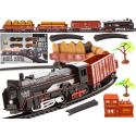 Realistyczna Kolejka Rail King - Parowóz + 3 Wagony