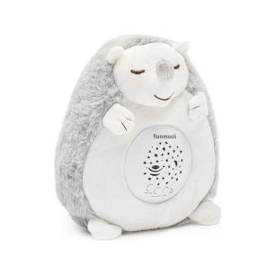 Pluszowy Jeż Jeżyk PROJEKTOR Maskotka Emituje Biały Szum Usypiacz Pomaga Zasnąć Zabawka Dla Dzieci