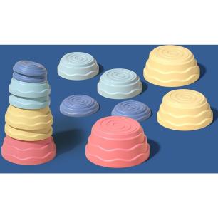 Ścieżka Sensoryczna Dla Dzieci KAMIENIE BALANSUJĄCE 7 Szt Równowaga Trening Równowagi