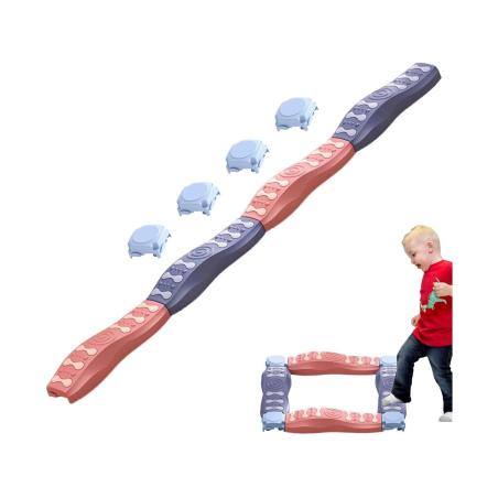 Ścieżka Sensoryczna Dla Dzieci KAMIENIE BALANSUJĄCE Do Ćwiczenia Równowagi 4 Szt Trening Nowa Wersja 6 Podkładek W Stopnia